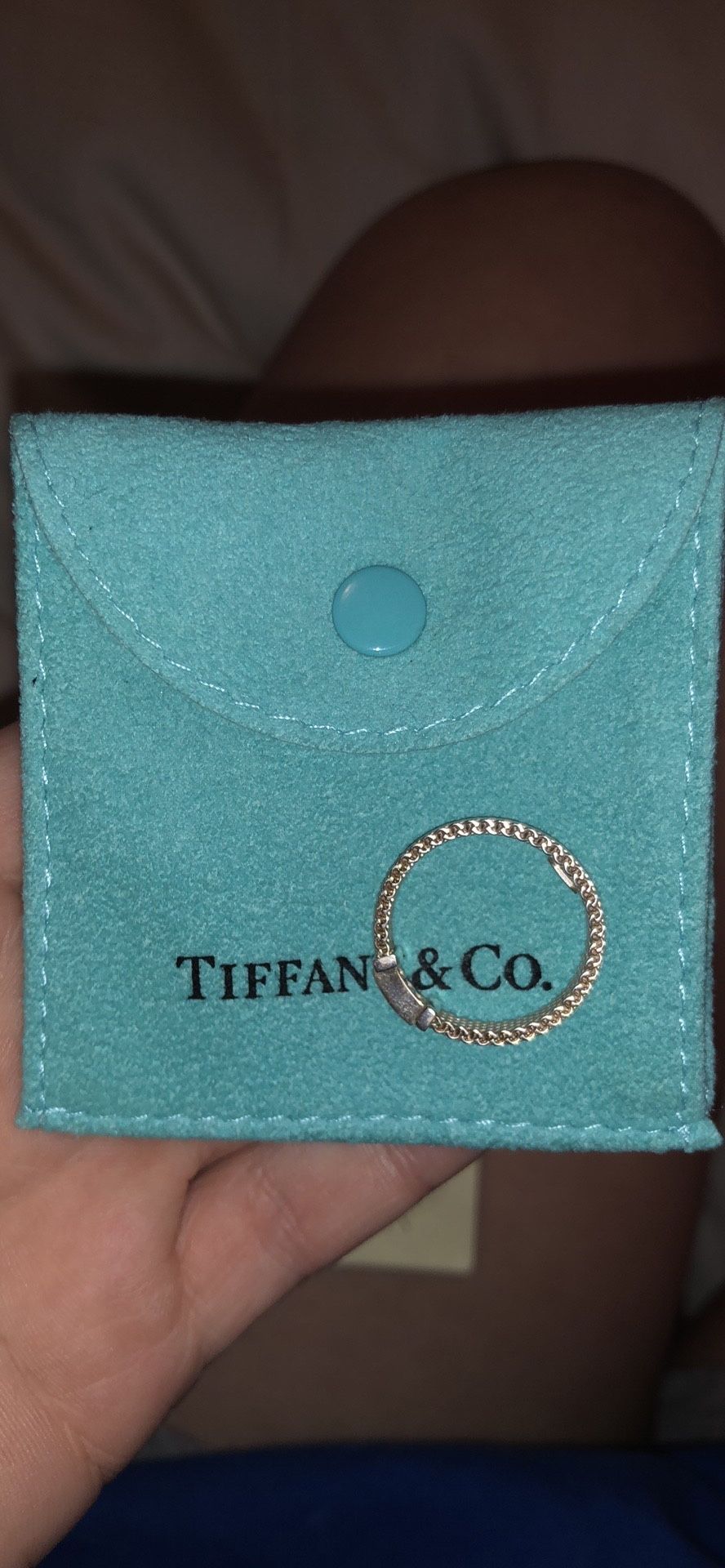 Tiffany & Co. Somer Set Mesh and Diamond Ring