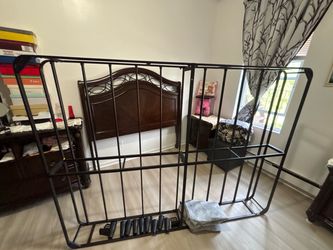Queen Metal Bed Frame & Wooden Headboard – Can Sell Separately