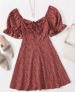 SHORT SUMMER DRESS PLUS SIZE SUMMER DRESS FLORAL PRINT