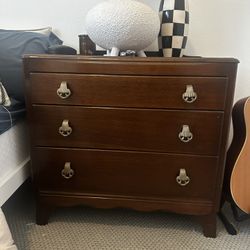 Vintage Dresser Walnut Finish