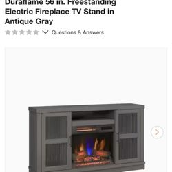 Electric Fireplace And Tv Stand - Brand New!