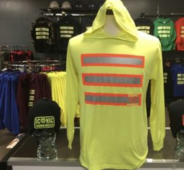 High Visibility Safety Long Sleeves with Hoodie