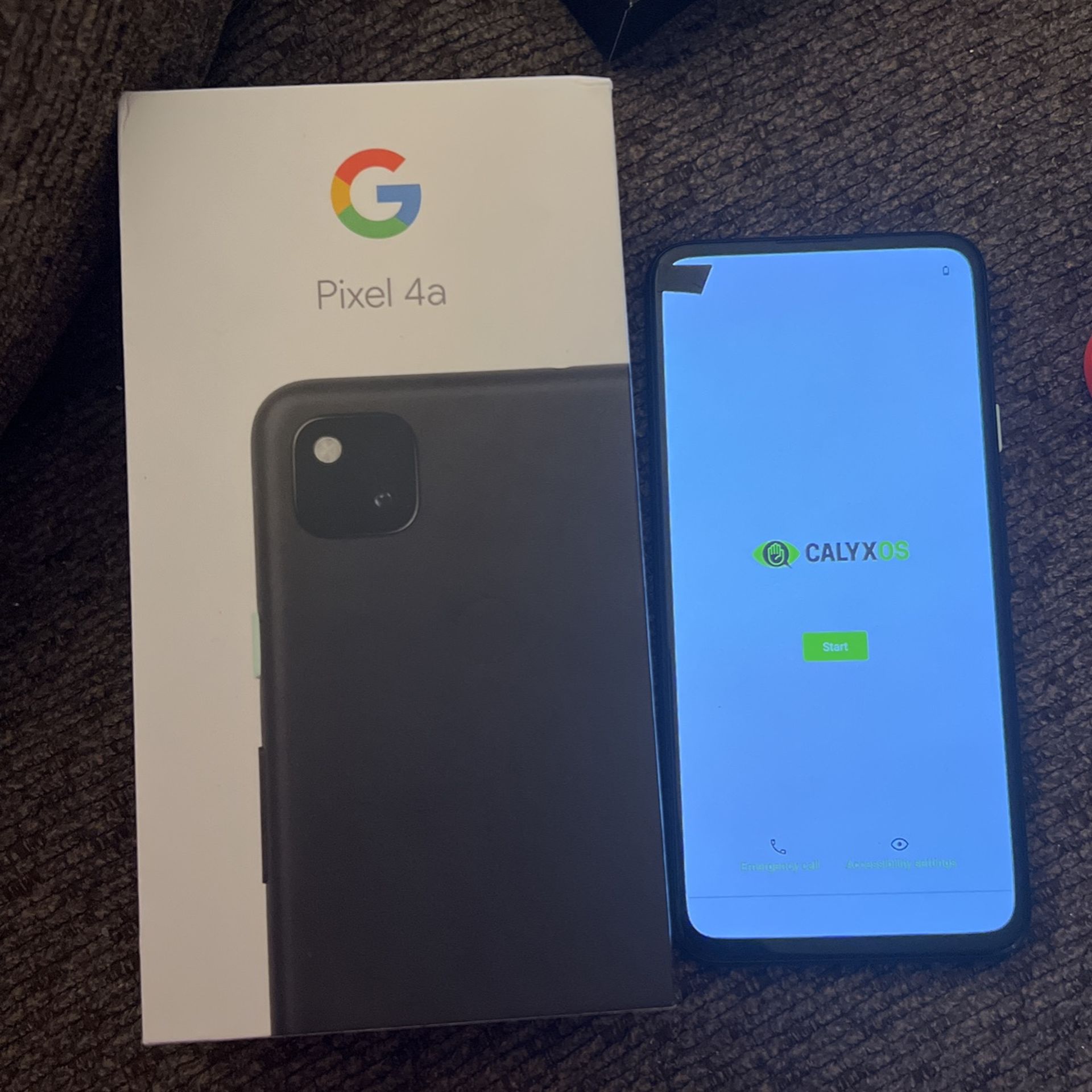 (De-Googled) Google Pixel 4a running CalyxOS
