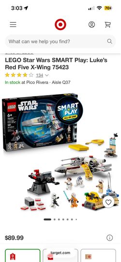 Star Wars Luke x-wing Lego set