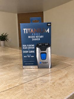 NEW Titanium Edge Micro Rotary Shaver