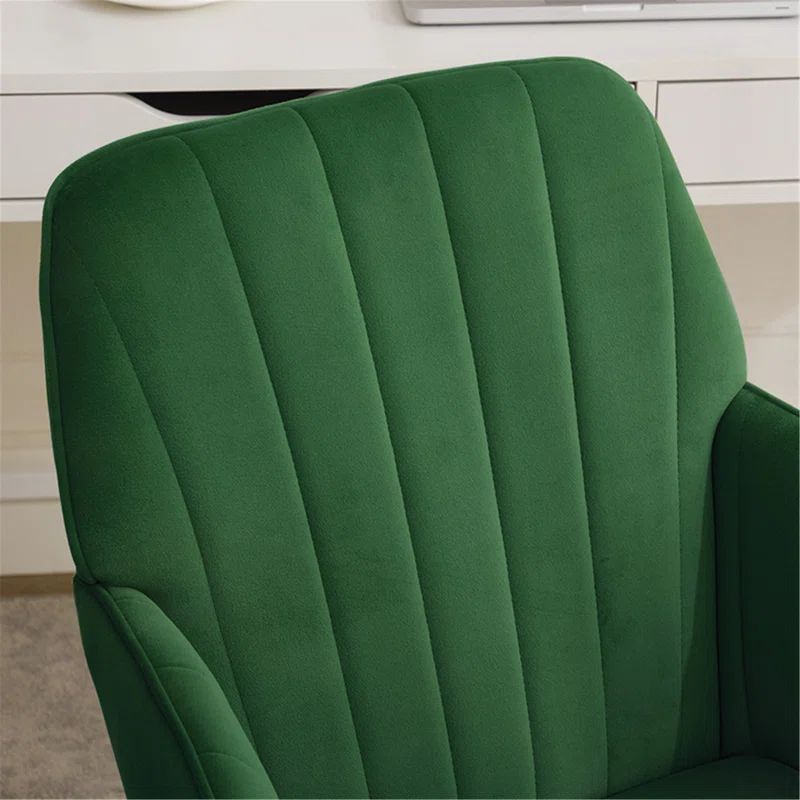 Mid-Century Ergonomic Office Chair with Adjustable Height  Mid-Century Ergonomic Office Chair with Adjustable Height,Swivel Rolling Desk Chair with Breathable Fabric for Home Office