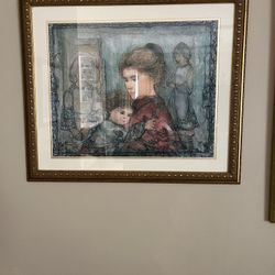 Edna Hibel Lithograph
