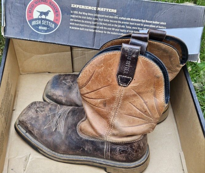 Red Wing Sz 6 Steel Toe Boot