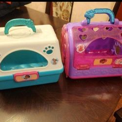 Doc McStuffin Pet Carriers (with pets)
