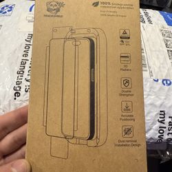 IPhone 16 Pro Screen Protector with Paper Tray - Sealed!