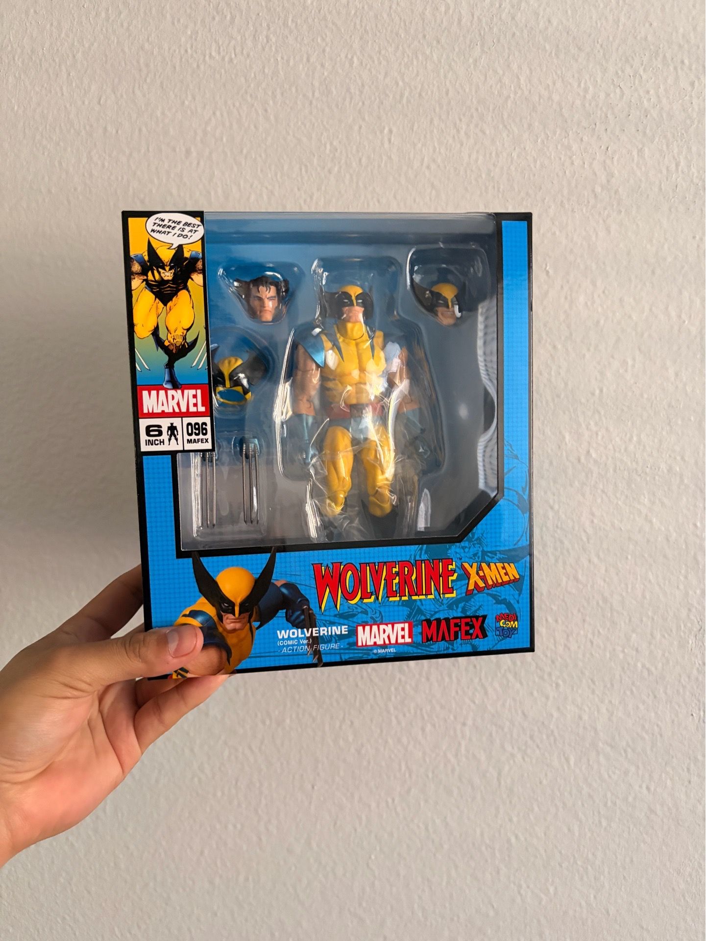 Medicom Toy MAFEX No.096 X-Men Wolverine 6in Action Figure Boxed Alt Hands/Head