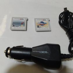 Nintendo 3Ds Games And Charger 