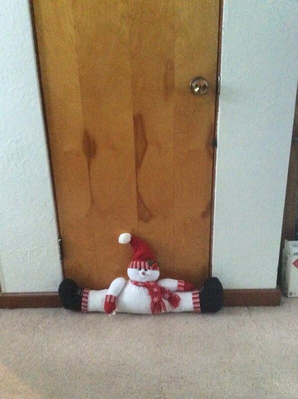 Snowman Door Draft Stopper