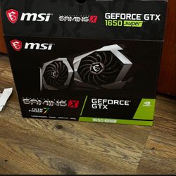 MSI 1650 Super Graphics Card