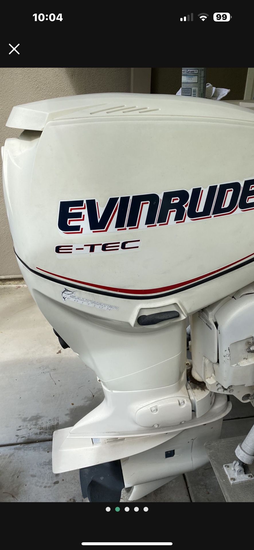 2004 Evinrude ETEC 90 SUPER CLEAN 