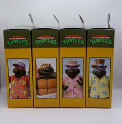 NEW Neca TMNT Vacation Turtles Action Figure Collection all 4 individually boxed