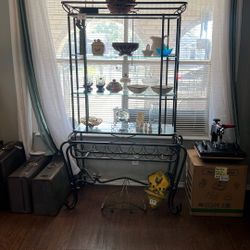Glass Metal Shelf