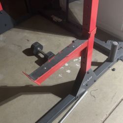 Half rack And Weights 
