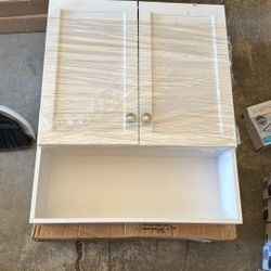 Glacier Bay 22-7/8 in. W. x 27-7/8 in. H Framed Surface-Mount Rectangular Bathroom Medicine Cabinet with Mirror, White