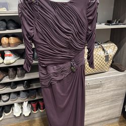 Purple elegant dress