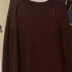 Burgundy Sweater 