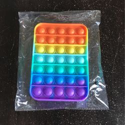 Rainbow Rectangle Pop It