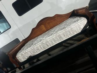 Twin bed with frame