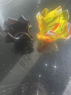 Mini handkerchief vase/trinket holder