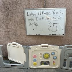 Play Pen Like New 17 Panels