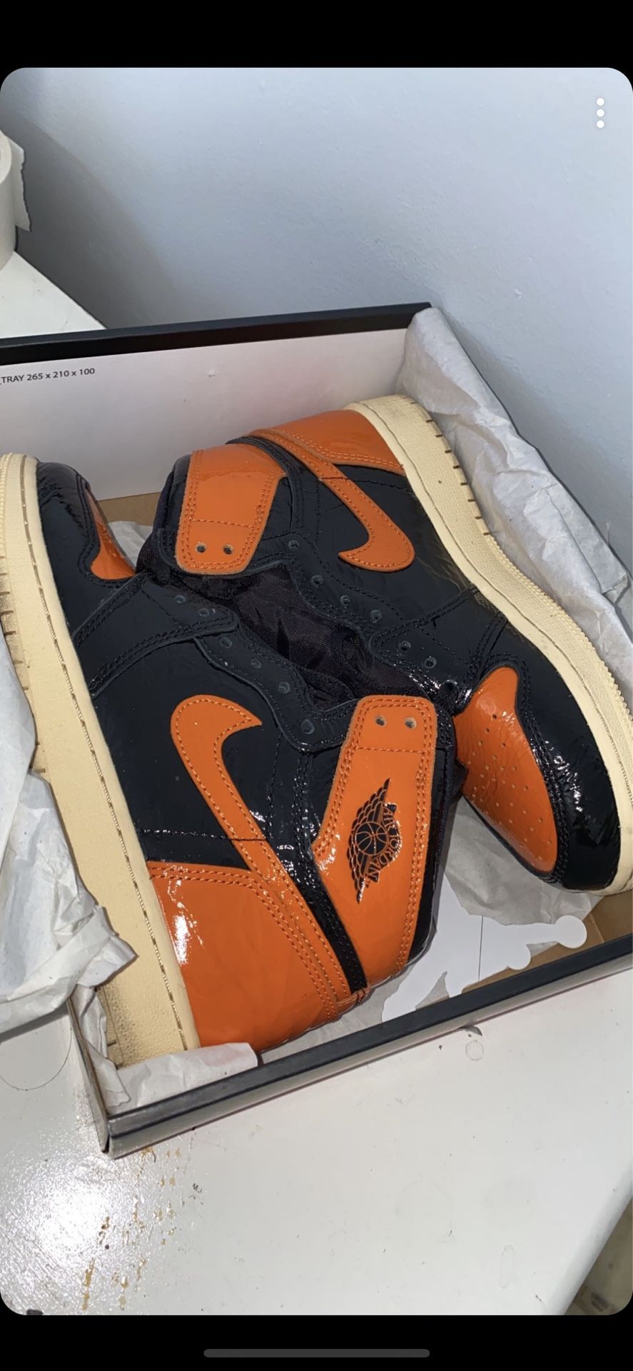 Jordan 1 shatterbackboard