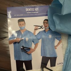 Dentist Kit Halloween Costume For Adult Size M