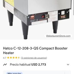 Hatco Compact Heater 