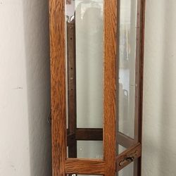 Mirrored Glass Curio Cabinet 