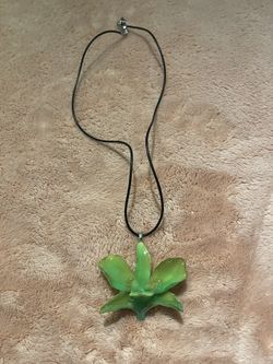 Handmade Orchid Necklace 