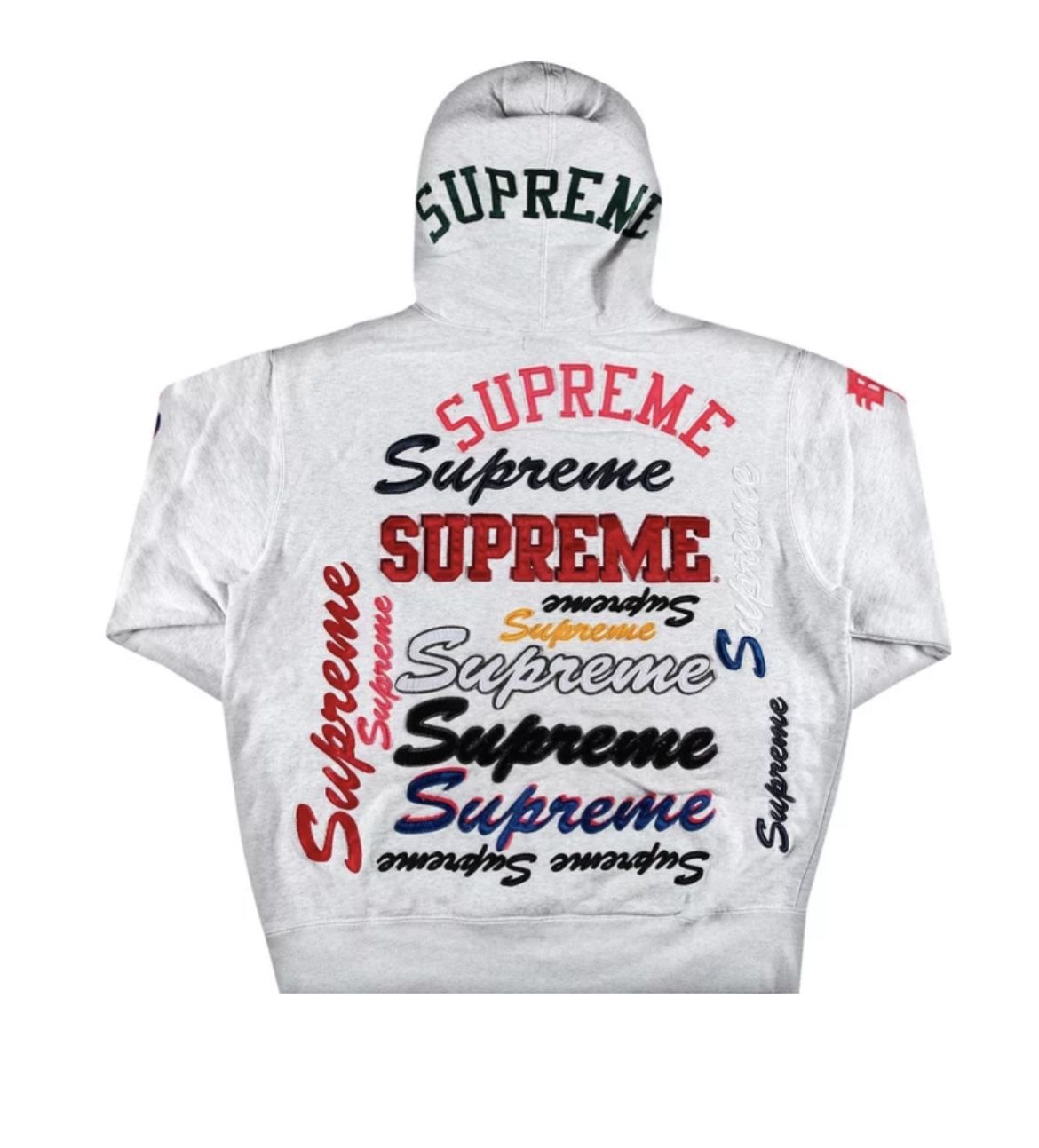 Supreme Multi Logo Hooded Sweatshir