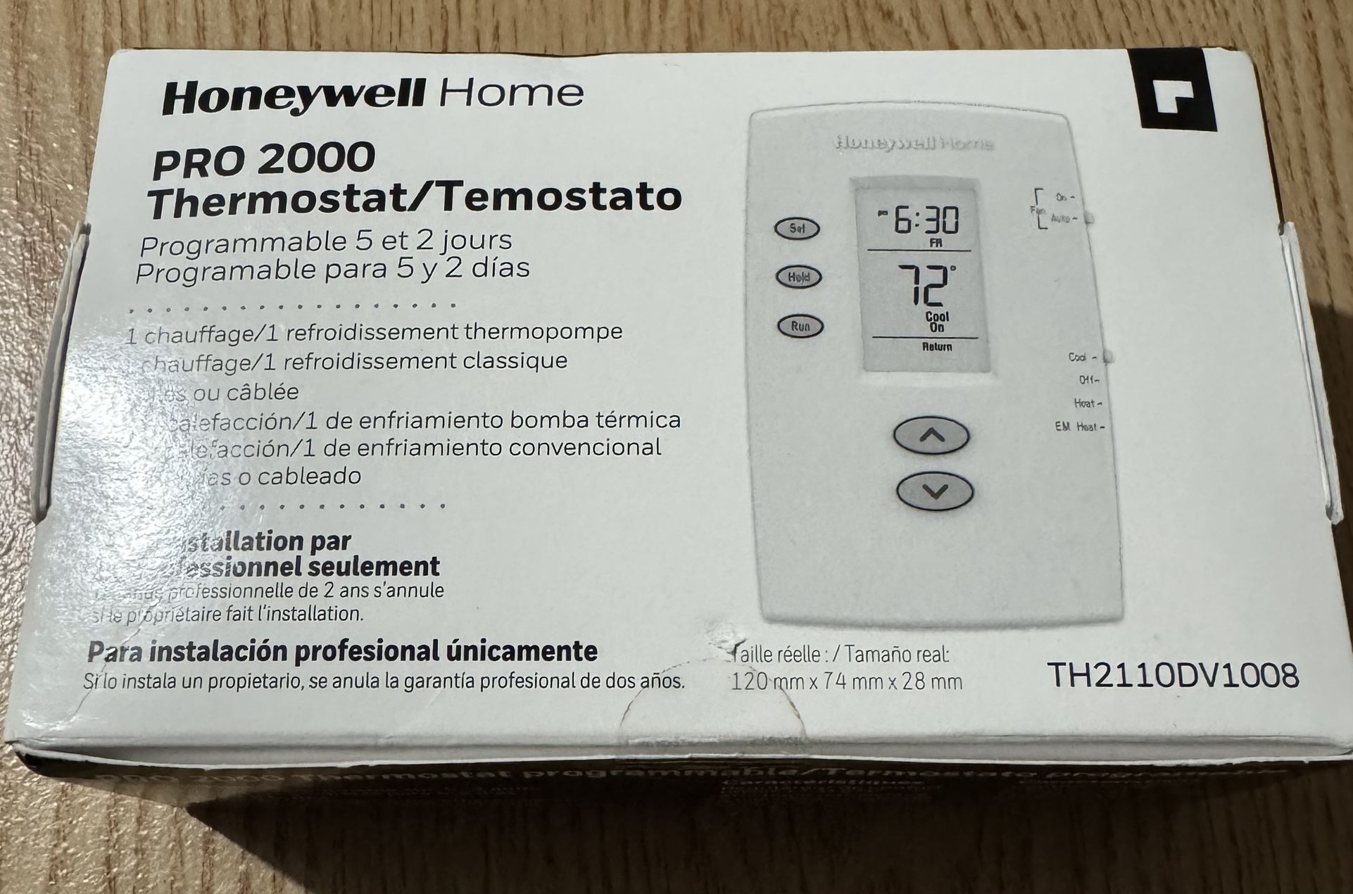 Honeywell Pro 2000 Thermostat