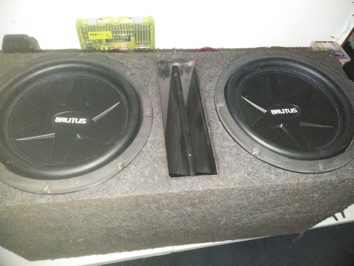 Two 12" inch hifonics Brutus subs $180 or best offer