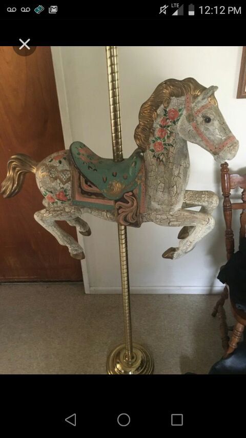Antique cariousal horse