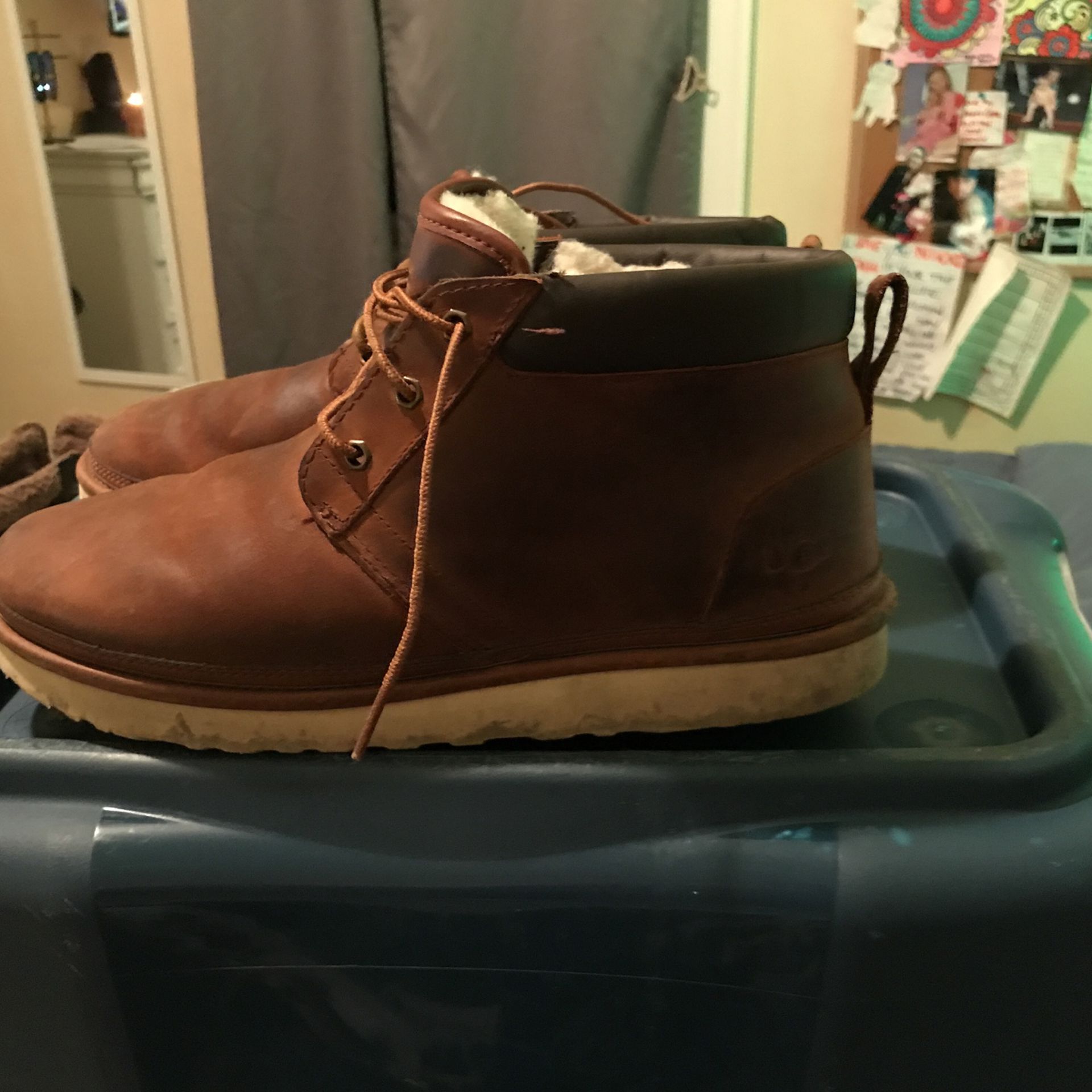 Leather Ugg Boots Size 11