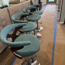 Adjustable Bar Stools Set of 4