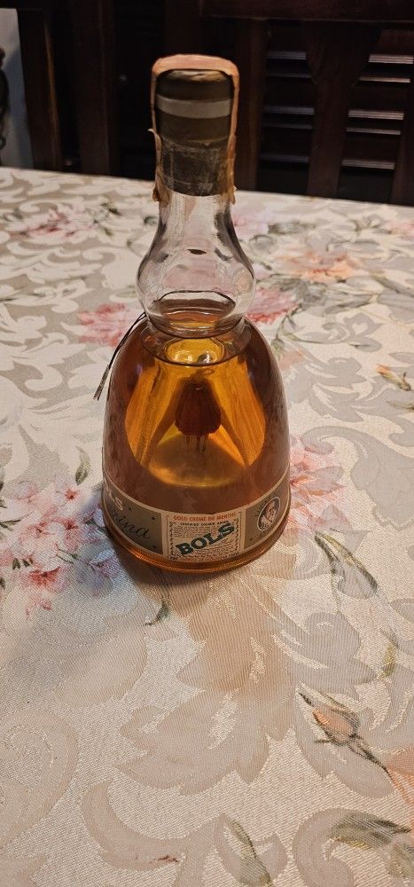 Vintage Bols Liqueur Ballerina Bottle Creme De Bananes for Sale in