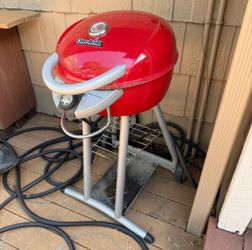 For Sale: Char-Broil Red Patio Bistro Electric Grill - Works Great