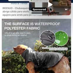 Dog Jacket For Winter