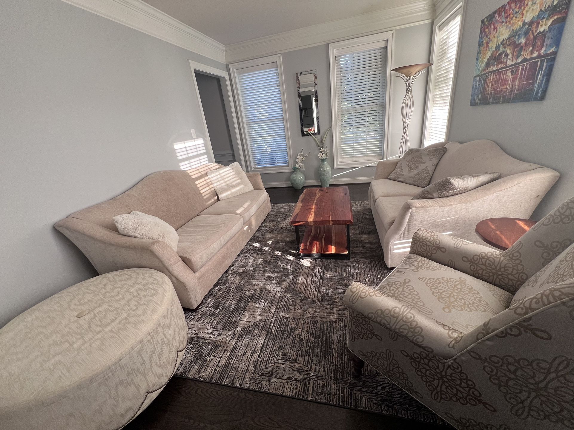 Living Room Set - 4 Furniture Items 