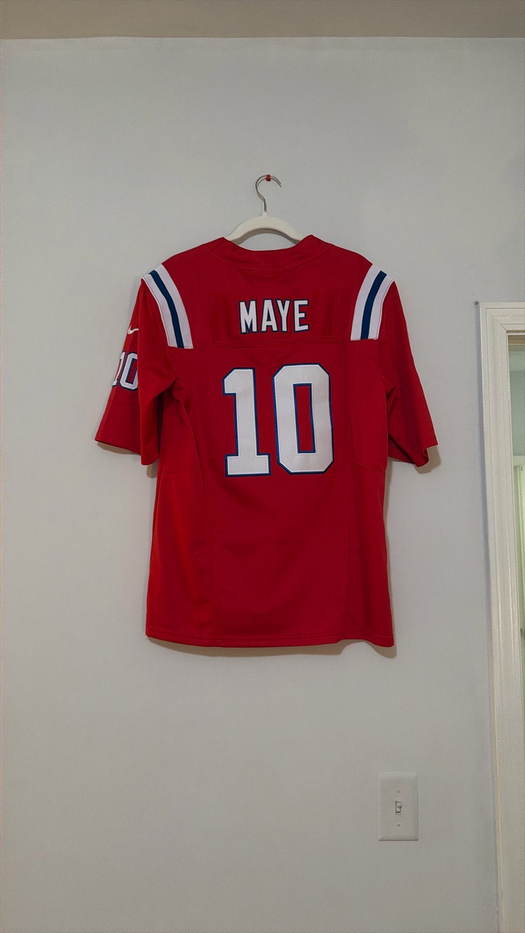 Drake Maye Pats Throwback Jersey