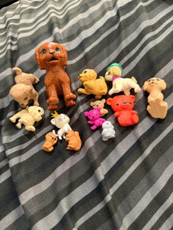 Lot of 13 Assorted Mattel Barbie Accessory Animal/Pet Figures