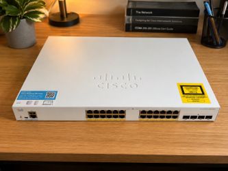 Cisco CBS350-24FP-4G 24-Port Gigabit PoE+ Managed Switch