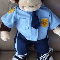 Build A Bear Police Monkey