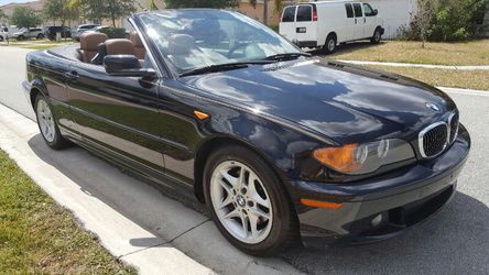 BMW 325 CI 3 series Convertible Black