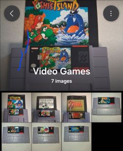 SNES RARE GAME BUNDLE (7)  WITH GAME BOOKLETS
